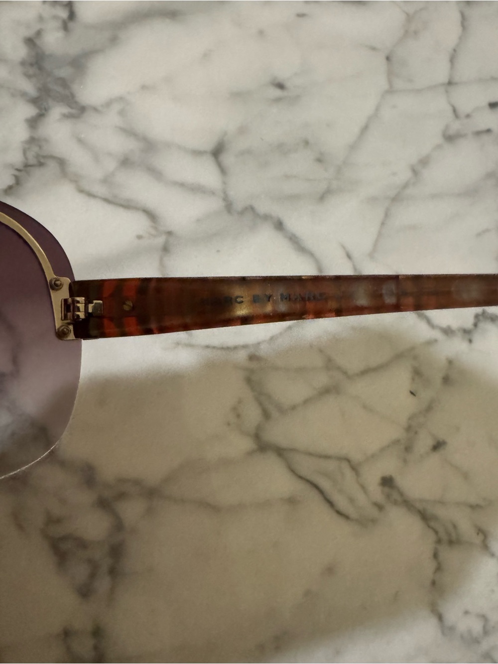 Marc by Marc Jacobs Y2K Oversized Shield Sunglasses - Brown Gradient - Picture 7 of 8